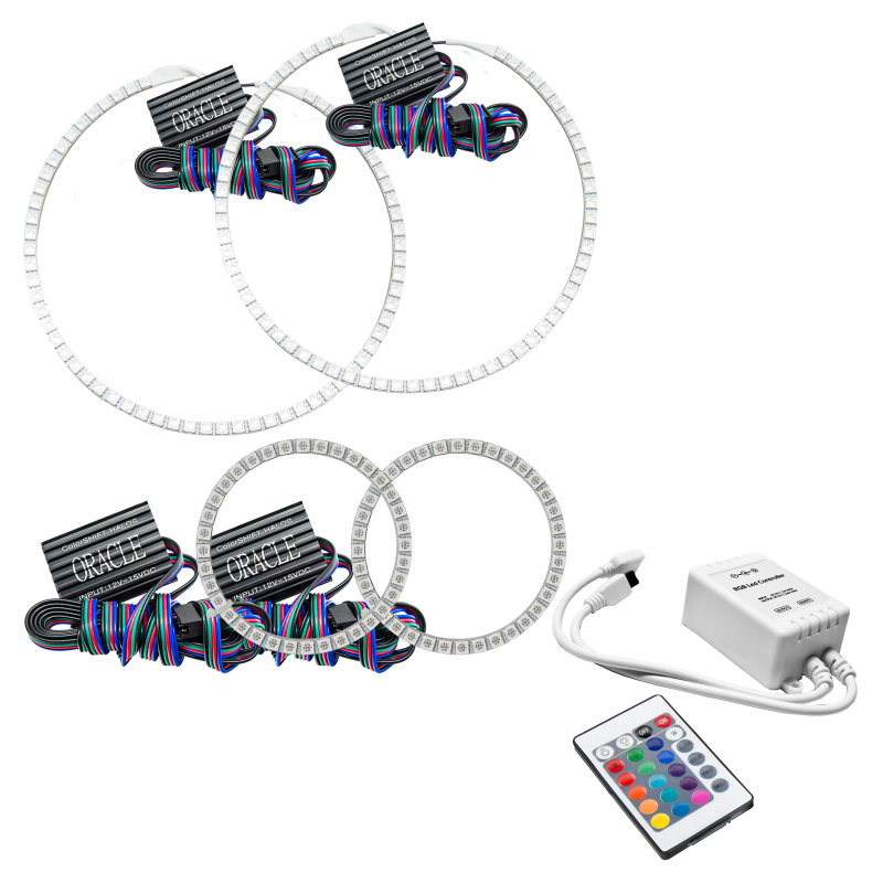 Mini Cooper Headlight Halo Kit - ORACLE Lighting - ColorSHIFT w/ Simple Controller - ColorSHIFT - `09-`13